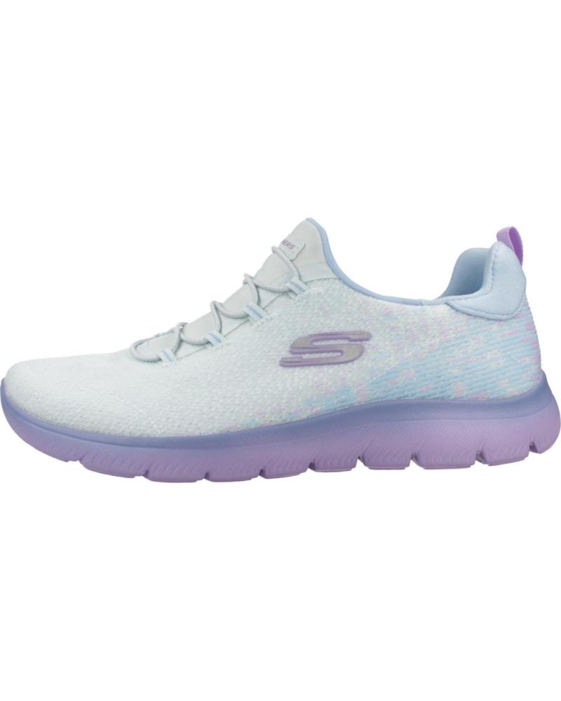 Scarpe-da-ginnastica-casual-da-donna-SKECHERS-ZAPATILLAS-MUJER-MODELO-SUMMITS-MORNING-GLOW-COLOR-AZUL-LBLV