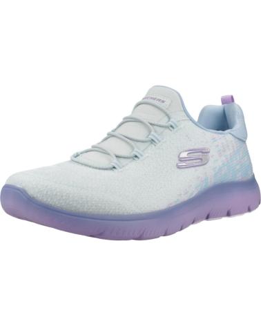 Scarpe-da-ginnastica-casual-da-donna-SKECHERS-ZAPATILLAS-MUJER-MODELO-SUMMITS-MORNING-GLOW-COLOR-AZUL-LBLV
