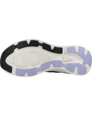 SKECHERS ZAPATILLAS 150007-BKLV EN NEGRO PARA MUJER BLACK MESH-SYNTHETIC-LAVENDER TRIM