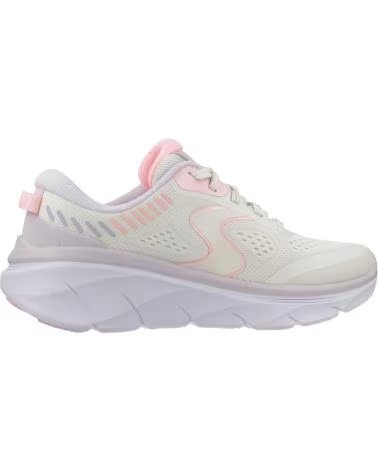 SKECHERS ZAPATILLAS 150007-OFPK EN ROSA PARA MUJER OFF WHITE MESH-SYNTHETIC-PINK TRIM
