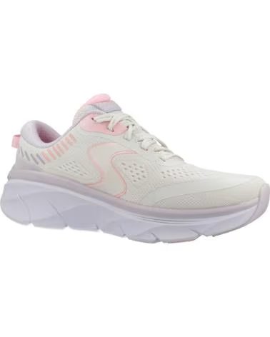 SKECHERS ZAPATILLAS 150007-OFPK EN ROSA PARA MUJER OFF WHITE MESH-SYNTHETIC-PINK TRIM