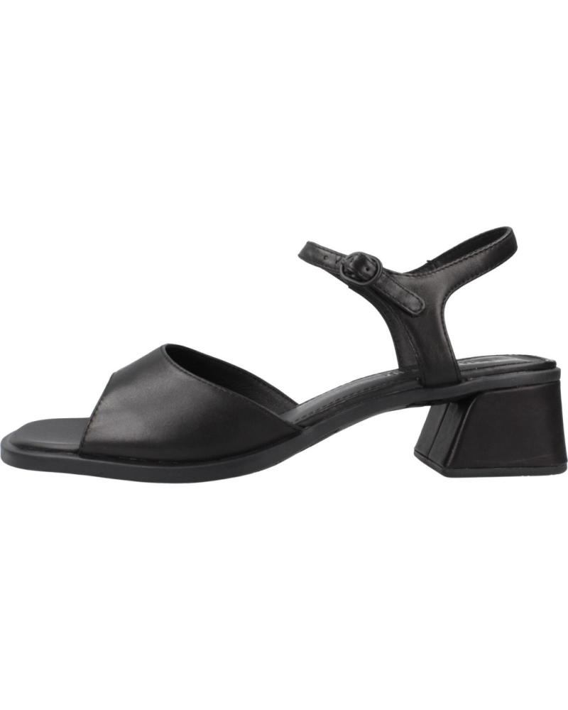 Women's-dress-sandals-CAMPER-SANDALIA-CASUAL-DE-PIEL-CON-TACON-DE-GOMA-NEGRO