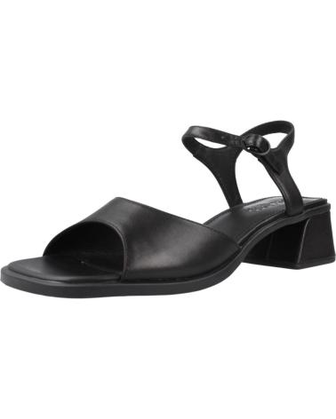 Women's-dress-sandals-CAMPER-SANDALIA-CASUAL-DE-PIEL-CON-TACON-DE-GOMA-NEGRO