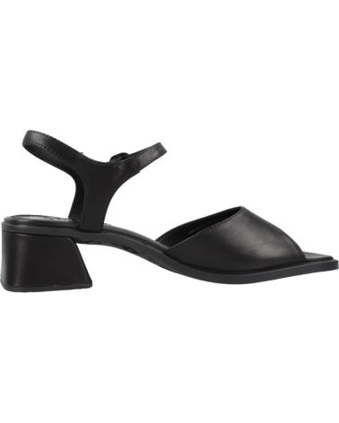 Women's-dress-sandals-CAMPER-SANDALIA-CASUAL-DE-PIEL-CON-TACON-DE-GOMA-NEGRO