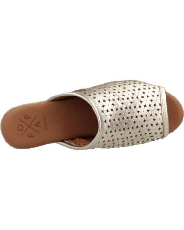 Sabots pour Femme POPA ZUECOS MUJER MODELO ARENITA COLOR ORO