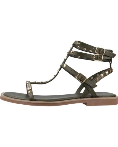 Sandales pour Femme LES TROPEZIENNES SANDALIAS MUJER MODELO CORALIE COLOR VERDE KAKI