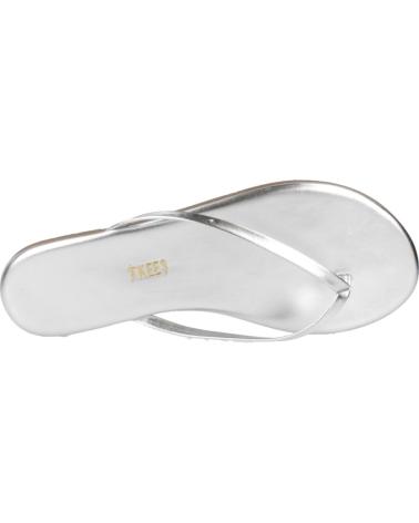 Zehansandalen für Damen TKEES SANDALIAS MUJER MODELO TKEMETALLICS COLOR PLATA FRYLST