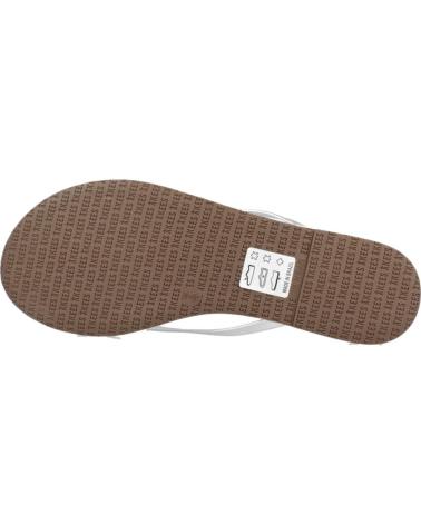 Zehansandalen für Damen TKEES SANDALIAS MUJER MODELO TKEMETALLICS COLOR PLATA FRYLST