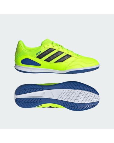 ADIDAS SCARPE DA CALCETTO SUPER SALA III IH7687 GIALLO FLUO LUCLEM-CBLACK-FTWWHT