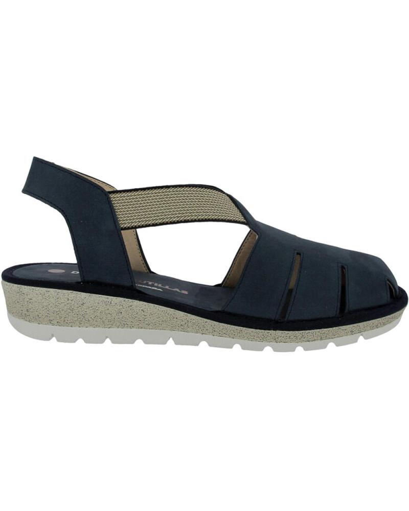 Woman Sandals D`CUTILLAS SANDALIA CANGREJERA PARA MUJER DOCTOR CUTILLAS 35336 ELASTIC MARINO