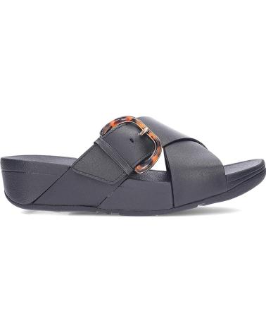 Sandálias de Mulher FITFLOP SANDALIAS LULU RESIN JE8 ALLBLACK