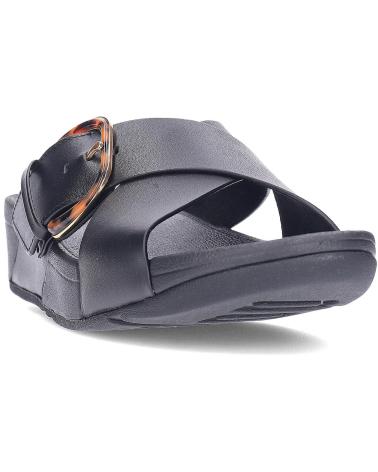 Sandálias de Mulher FITFLOP SANDALIAS LULU RESIN JE8 ALLBLACK
