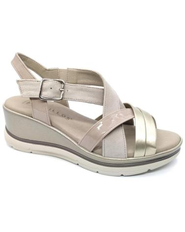Sandálias de Mulher PITILLOS SANDALIA 5032 TAUPE - ORO GRIS