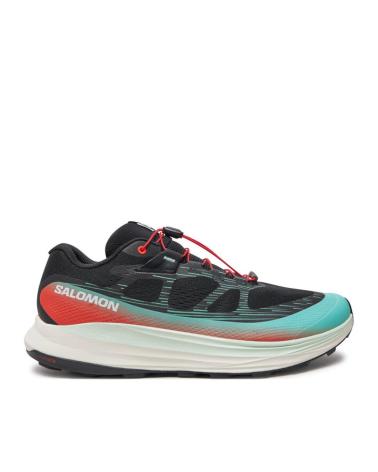 Deportivas de Hombre SALOMON ZAPATILLAS TRAIL RUNNING BLACK-ELECTRIC GREEN-CHERRY TOMATO