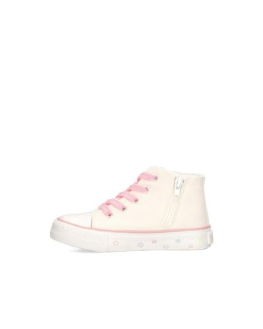 Deportivas de Niña BUBBLE BOBBLE BUBBLE BOTETA DEPORTIVA DE LONA CREMALLERA PARA NINA C912 C BLANCO