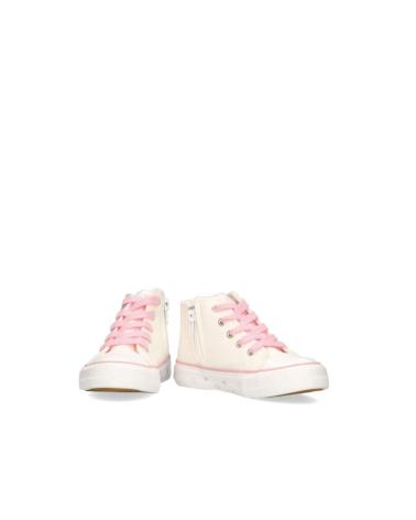 Deportivas de Niña BUBBLE BOBBLE BUBBLE BOTETA DEPORTIVA DE LONA CREMALLERA PARA NINA C912 C BLANCO