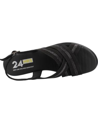Woman Sandals 24 HORAS SANDALIAS MUJER MODELO 26508 COLOR NEGRO