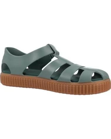 Sandalen für Junge IGOR SANDALIAS NINO MODELO NICO CARAMELO COLOR VERDE SALVIA