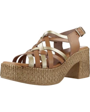 Woman Sandals PORRONET SANDALIAS MUJER MODELO 3174P COLOR MARRON TPEORO