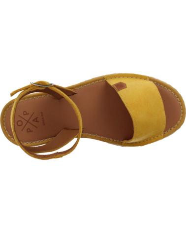 Woman Sandals POPA SANDALIAS MUJER MODELO KALAMIS COLOR AMARILLO MSTZ