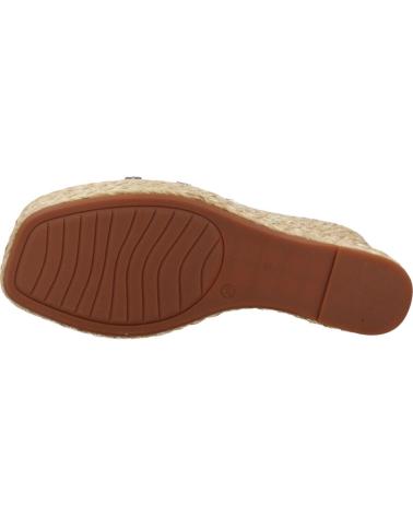 SANDALES COMPENSÉES ALMA EN PENA V251272 DAIM BEIGE SAND
