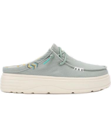 Nauticos-De-Mujer-WALK-IN-PITAS-CAPARICA-ZUECO-DE-MUJER-DE-ALGODON---VERDE