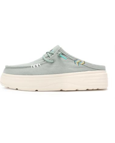 Nauticos-De-Mujer-WALK-IN-PITAS-CAPARICA-ZUECO-DE-MUJER-DE-ALGODON---VERDE