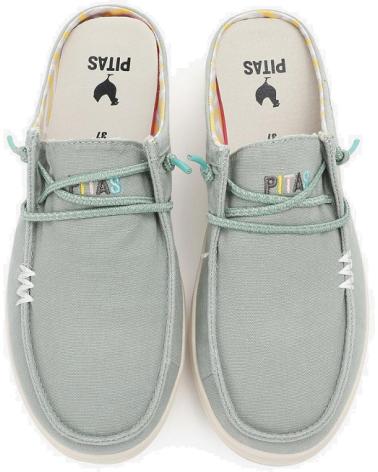 Nauticos-De-Mujer-WALK-IN-PITAS-CAPARICA-ZUECO-DE-MUJER-DE-ALGODON---VERDE