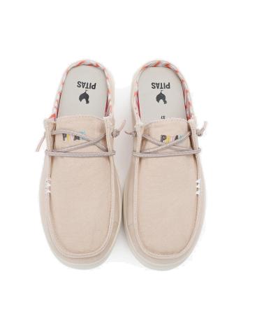 Nauticos-De-Mujer-WALK-IN-PITAS-ZUECO-MUJER-CAPARICA-DE-DE-ALGODON---BEIGE