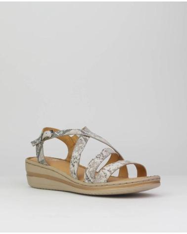 Sandales pour Femme KANGAROOS SANDALIAS DE MUJER ELIO BERHANYER EB1223-12 SERPIENTE BLANCOSERPIENTE BLANCO