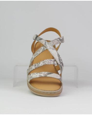 Sandales pour Femme KANGAROOS SANDALIAS DE MUJER ELIO BERHANYER EB1223-12 SERPIENTE BLANCOSERPIENTE BLANCO