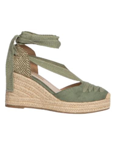 Sandálias de Mulher CORINA VALENCIANA ATADA CON CUNA DE YUTE PARA MUJER M4305 C KAKI