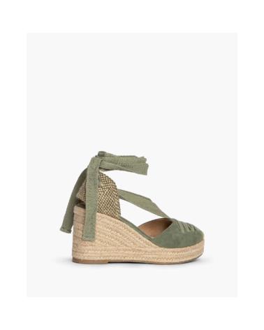Sandálias de Mulher CORINA VALENCIANA ATADA CON CUNA DE YUTE PARA MUJER M4305 C KAKI