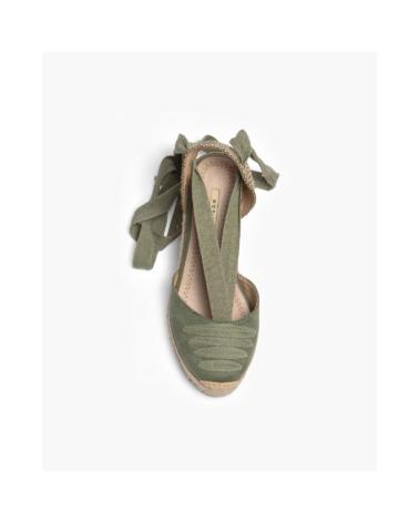 Sandálias de Mulher CORINA VALENCIANA ATADA CON CUNA DE YUTE PARA MUJER M4305 C KAKI