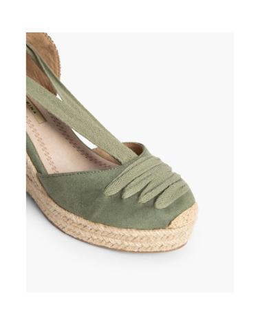 Sandálias de Mulher CORINA VALENCIANA ATADA CON CUNA DE YUTE PARA MUJER M4305 C KAKI
