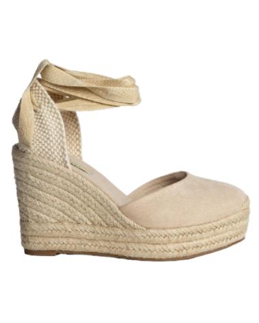 Sandálias de Mulher CORINA VALENCIANA CUNA Y PLATAFORMA DE YUTE PARA MUJER M538 NATURAL