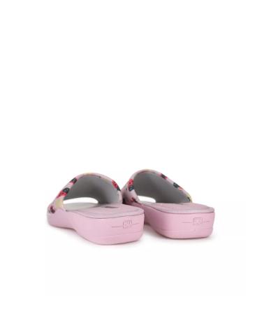 Sneaker für Damen DEVALVERDE ZAPATILLA DE HOGAR PUNTERA ABIERTA PARA MUJER 15 ROSA