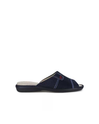 Zapatillas deporte pour Homme DEVALVERDE ZAPATILLA HOGAR CON PUNTERA ABIERTA PARA HOMBRE MARINO