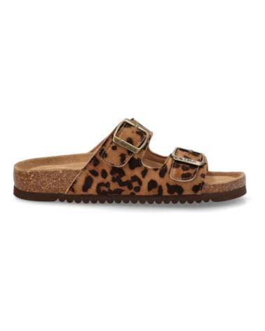 Botas de Mulher ETIKA SANDALIA PALA CON HEBILLAS PARA MUJER 10015 COLOR LEO LEOPARDO