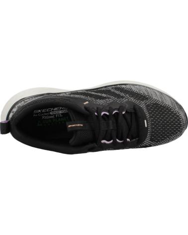 SKECHERS ZAPATILLAS MUJER MODELO EDGERIDE COLOR NEGRO BKLV