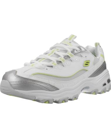 Deportivas de Mujer SKECHERS ZAPATILLAS MUJER MODELO DLITES COLOR BLANCO WSLM