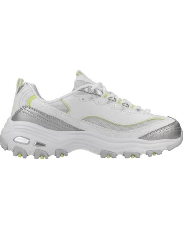 Deportivas de Mujer SKECHERS ZAPATILLAS MUJER MODELO DLITES COLOR BLANCO WSLM