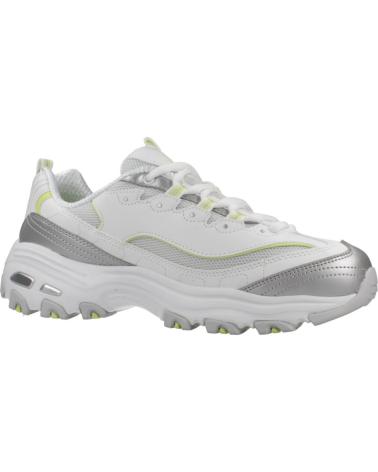 Deportivas de Mujer SKECHERS ZAPATILLAS MUJER MODELO DLITES COLOR BLANCO WSLM