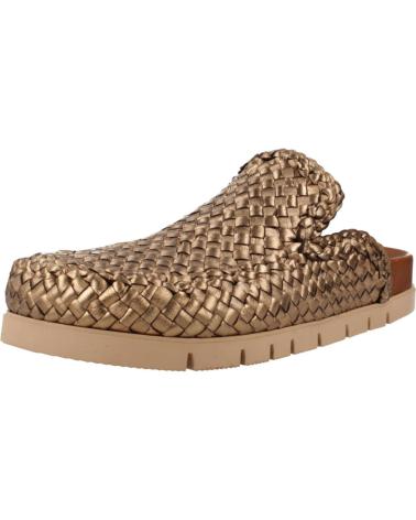 Woman Clogs PONS QUINTANA ZUECOS MUJER MODELO CAIMAN COLOR ORO 82