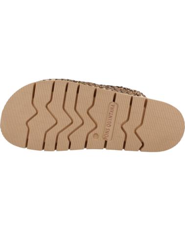 Woman Clogs PONS QUINTANA ZUECOS MUJER MODELO CAIMAN COLOR ORO 82