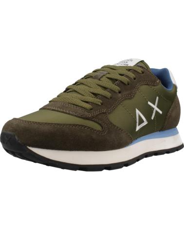Deportivas-De-Hombre-SUN68-ZAPATILLAS-HOMBRE-MODELO-TOM-SOLID-COLOR-VERDE-MLTR