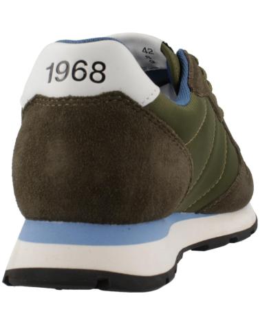 Deportivas-De-Hombre-SUN68-ZAPATILLAS-HOMBRE-MODELO-TOM-SOLID-COLOR-VERDE-MLTR
