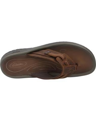 CLARKS SANDALIAS HOMBRE MODELO WESLEY SUN COLOR MARRON BEESWAX