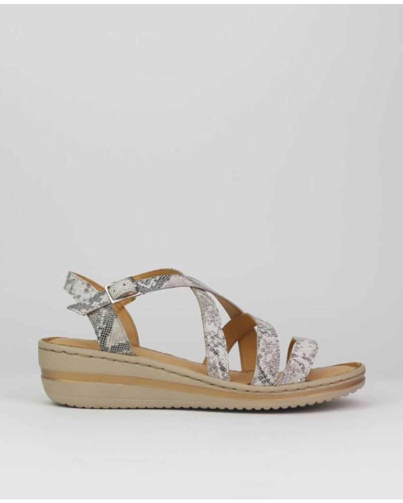 Sandales pour Femme KANGAROOS SANDALIAS DE MUJER ELIO BERHANYER EB1223-12 SERPIENTE BLANCOSERPIENTE BLANCO