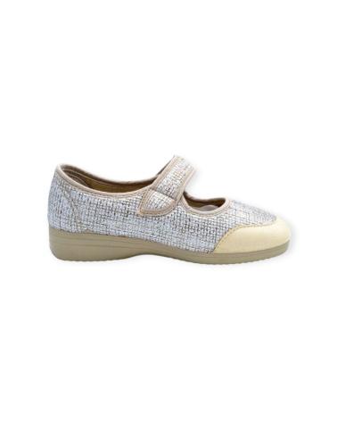 Bailarinas de Mujer GARRIDO MURO ZAPATILLA VELCRO BEIGE